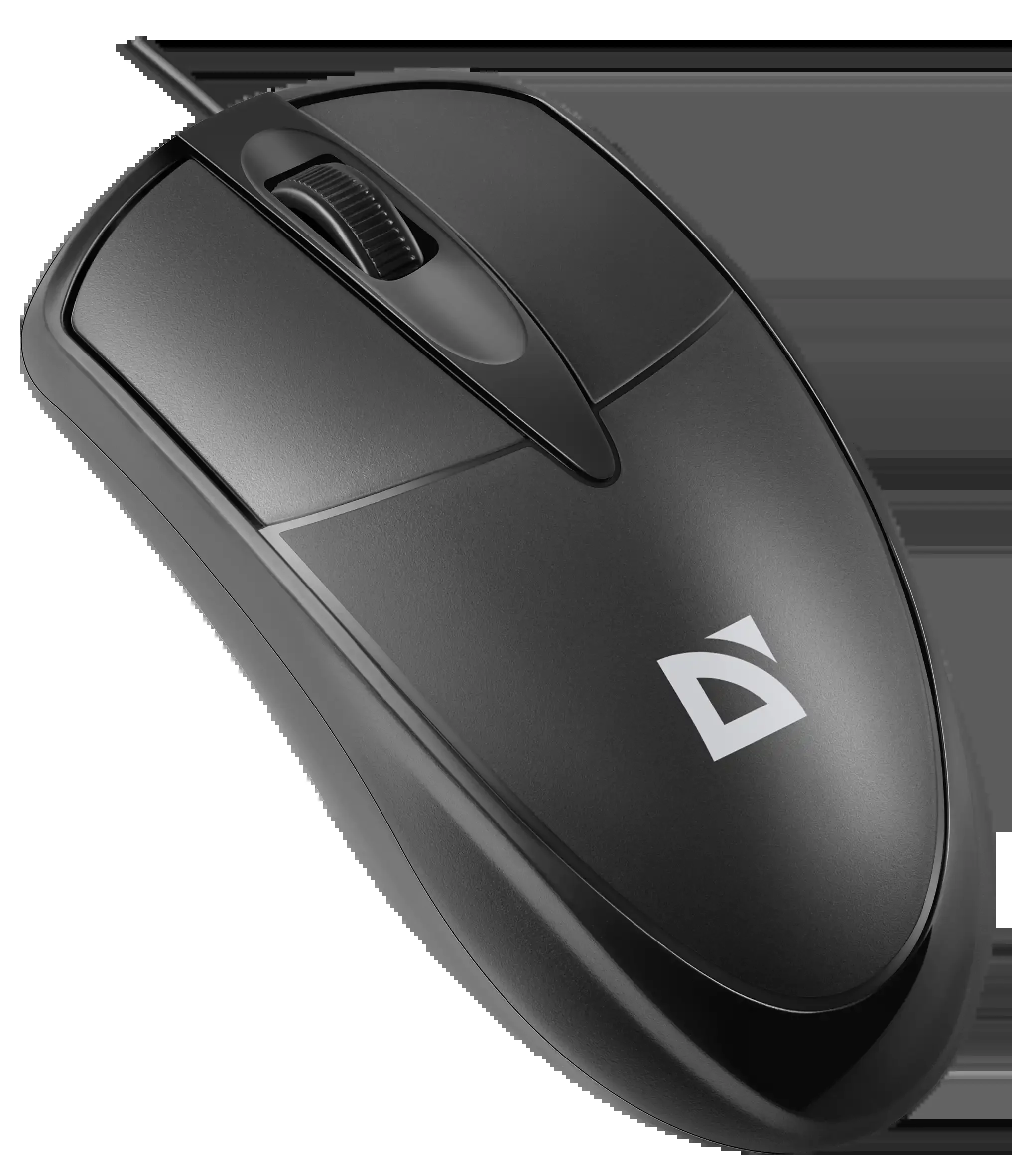 Defender Мышь проводная оптическая Trace MB-989, 3D,1,2м,1000dpi, чёрный.