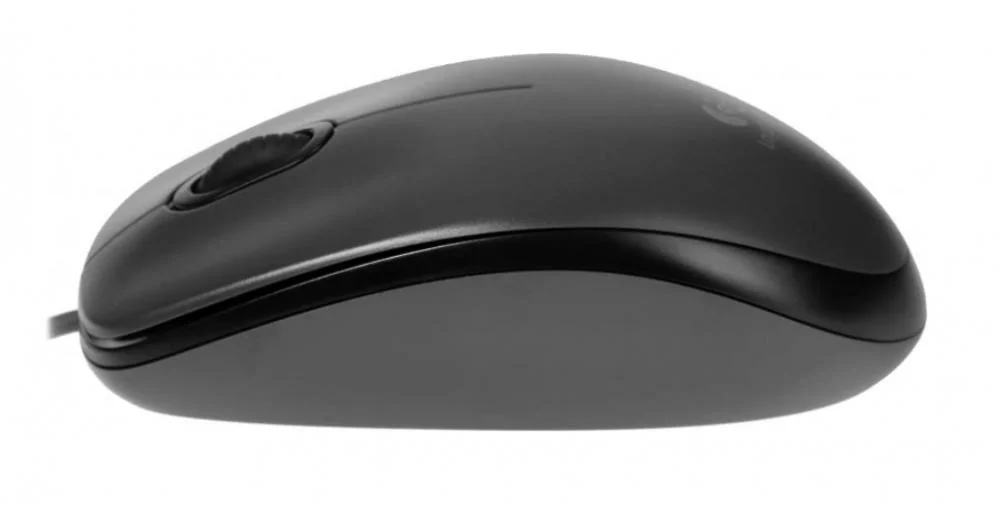 Logitech Мышь проводная M90, оптическая, 1000 dpi, USB, кабель 1,8 м, темно-серый.