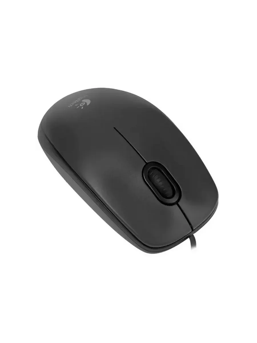 Logitech Мышь проводная M90, оптическая, 1000 dpi, USB, кабель 1,8 м, темно-серый.