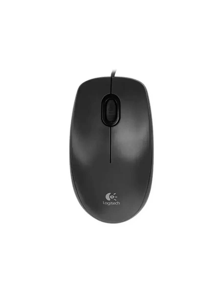 Logitech Мышь проводная M90, оптическая, 1000 dpi, USB, кабель 1,8 м, темно-серый.