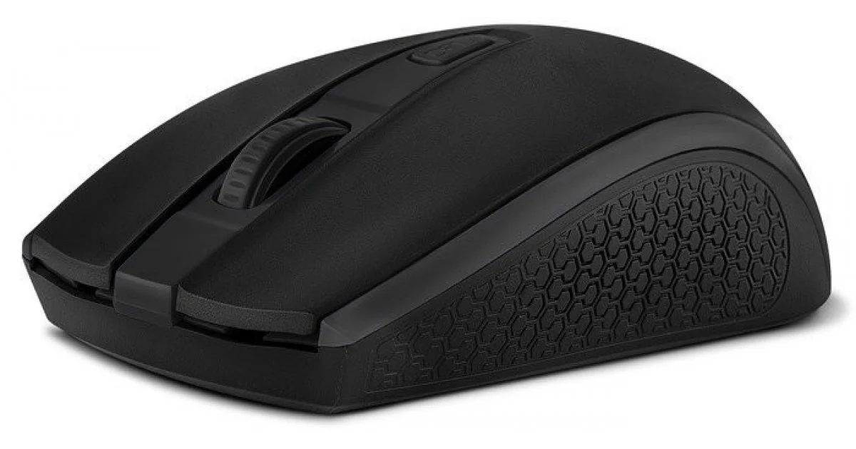 SVEN Мышь беспроводная RX-220W чёрная (3+1кл. 800-1600DPI, блист)