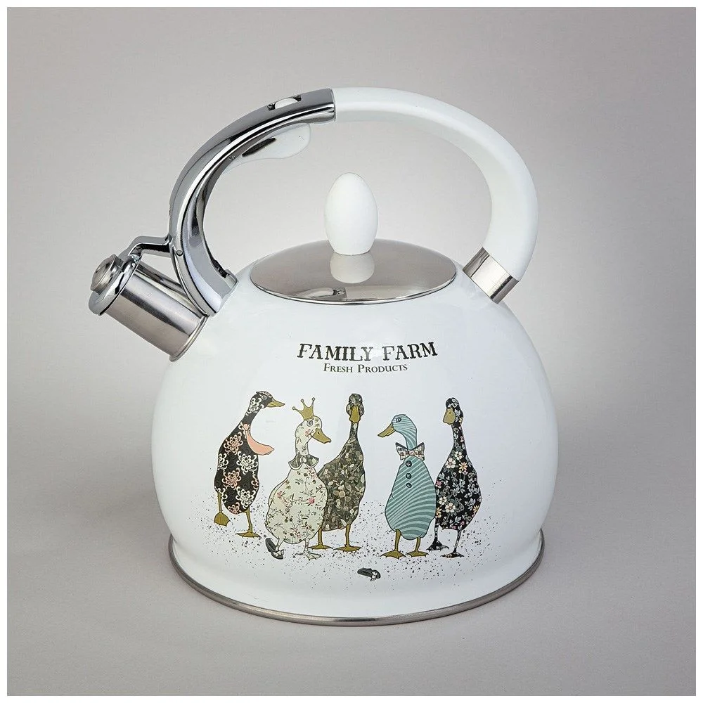 ЧАЙНИК AGNESS ЭМАЛИРОВАННЫЙ СЕРИЯ "FAMILY FARM", 3 Л