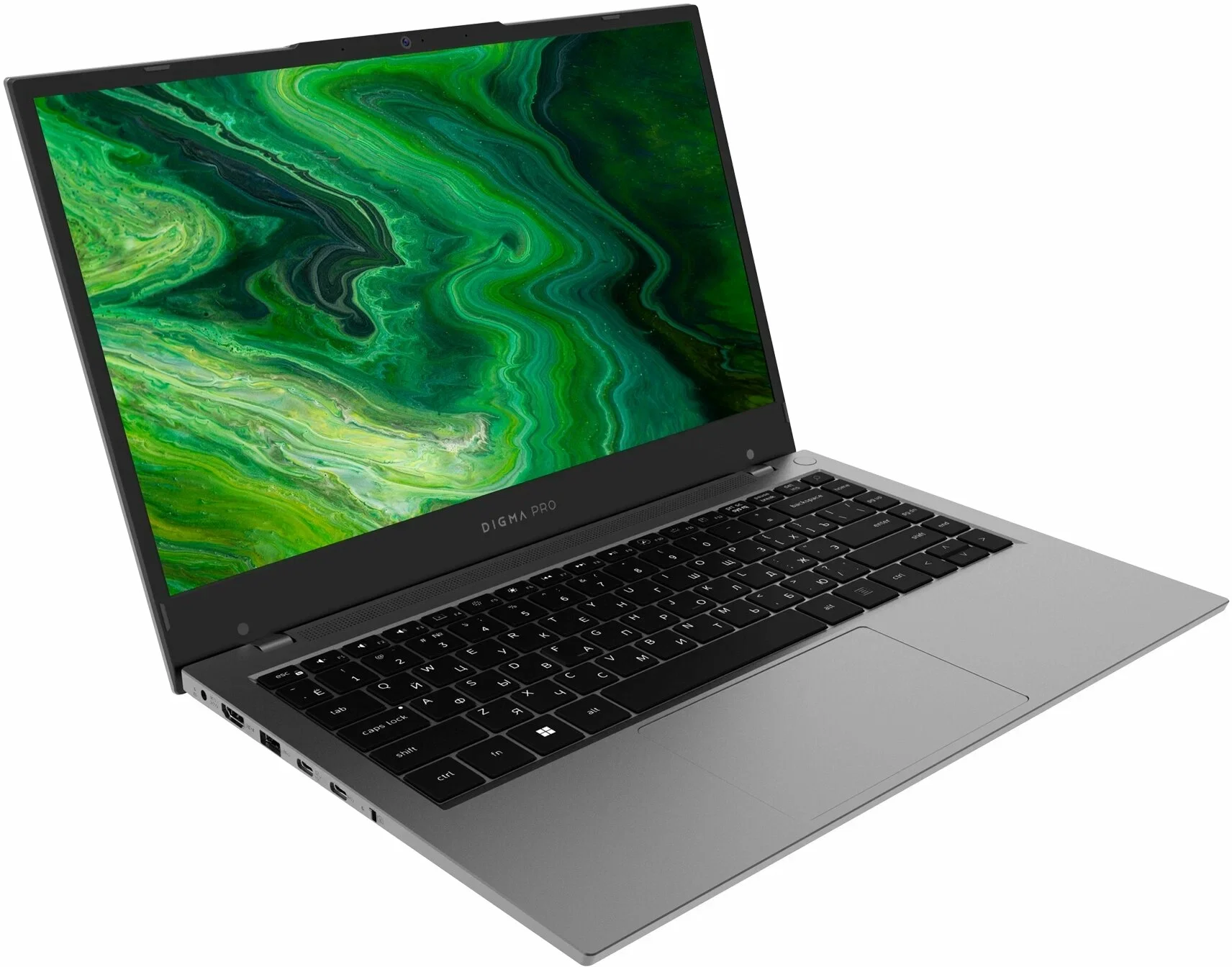 Ноутбук Digma Pro Fortis M Core i5 1235U 16Gb SSD512Gb Intel Iris Xe graphics 14.1" IPS FHD (1920x1080) Windows 11 Pro grey WiFi BT Cam 4000mAh (DN14P
