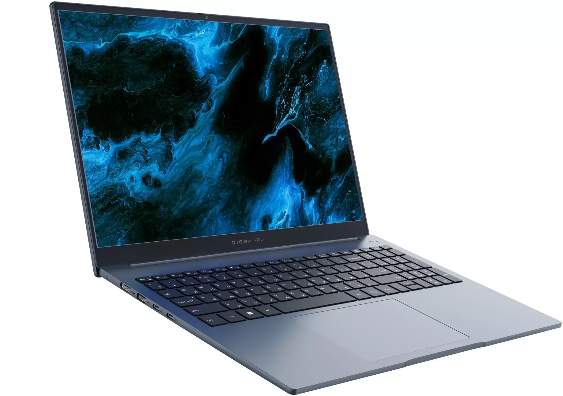 Ноутбук Digma Pro Pactos Ryzen 5 7430U 16Gb SSD512Gb AMD Radeon Graphics 16" IPS WUXGA (1920x1200) Windows 11 Pro dk.grey WiFi BT Cam 5500mAh (DN16R5-