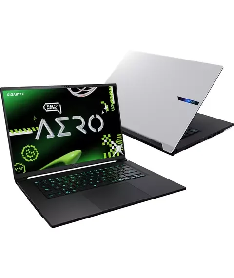 Ноутбук Gigabyte Aero X16 1WH Ryzen AI 7 350 32Gb SSD1Tb NVIDIA GeForce RTX 5070 8Gb 16" IPS QHD+ (2560x1600) Windows 11 Home silver WiFi BT Cam (1WH9