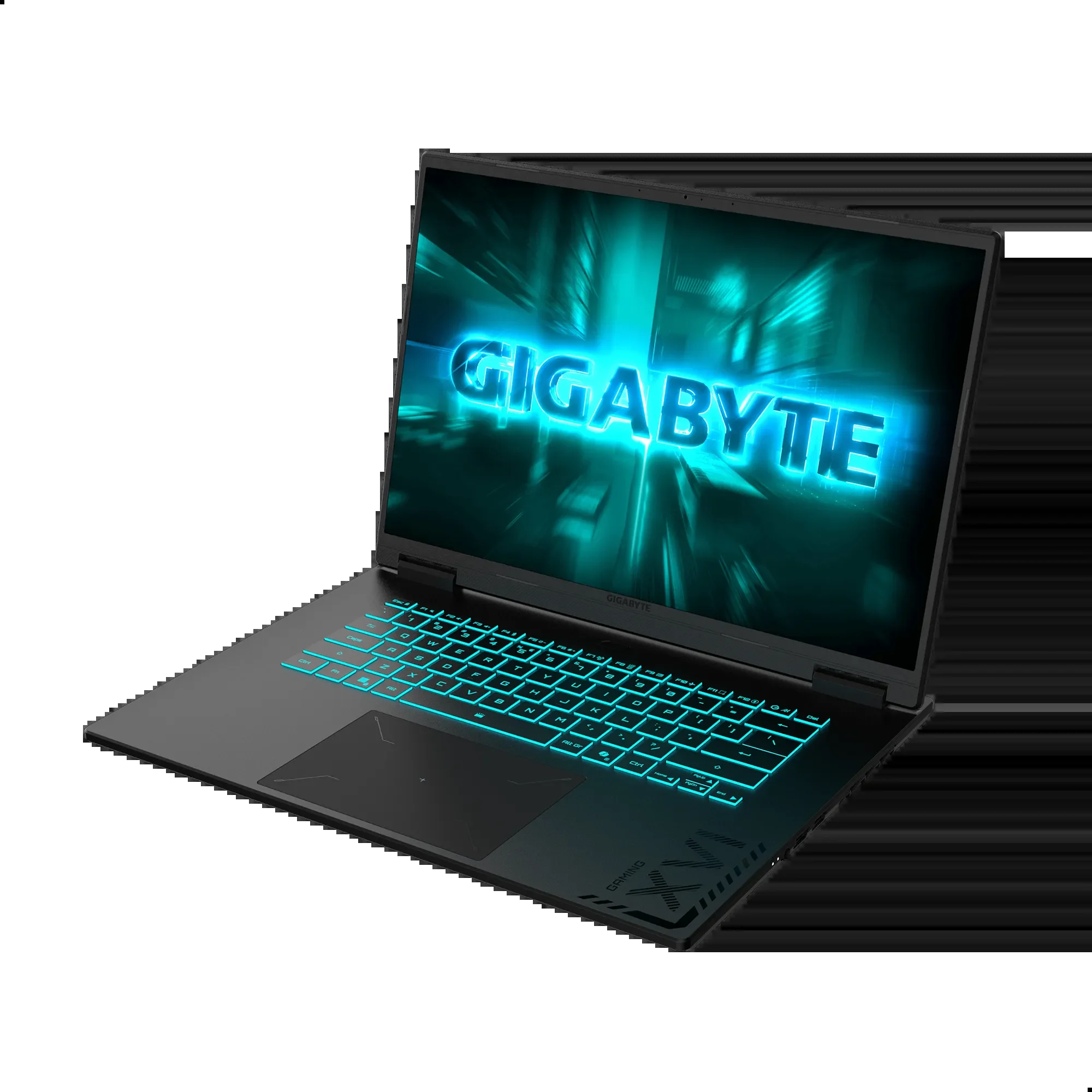 Ноутбук Gigabyte GAMING A16 GA63H Ryzen 7 260 16Gb SSD1Tb NVIDIA GeForce RTX 5060 8Gb 16" IPS FHD+ (1920x1200) FreeDOS black WiFi BT Cam (3VHK3KZ894SD