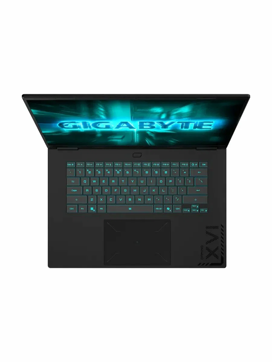 Ноутбук Gigabyte GAMING A16 GA63H Ryzen 7 260 16Gb SSD1Tb NVIDIA GeForce RTX 5060 8Gb 16" IPS FHD+ (1920x1200) FreeDOS black WiFi BT Cam (3VHK3KZ894SD