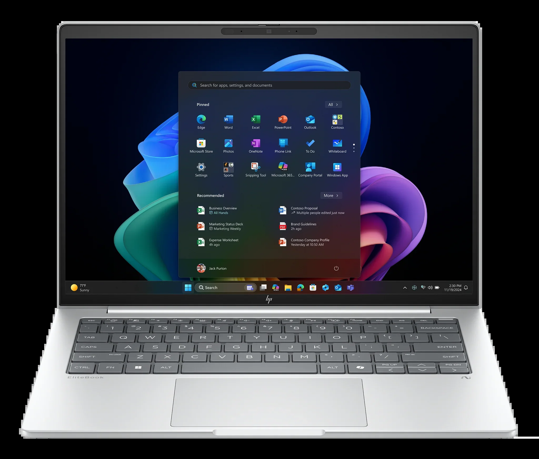 Ноутбук HP EliteBook X Flip G1i Core Ultra 7 258V 32Gb SSD2Tb Intel Arc 14" Touch WUXGA (1920x1200) Windows 11 Pro 64 dk.blue WiFi BT Cam (CW0V3ET)