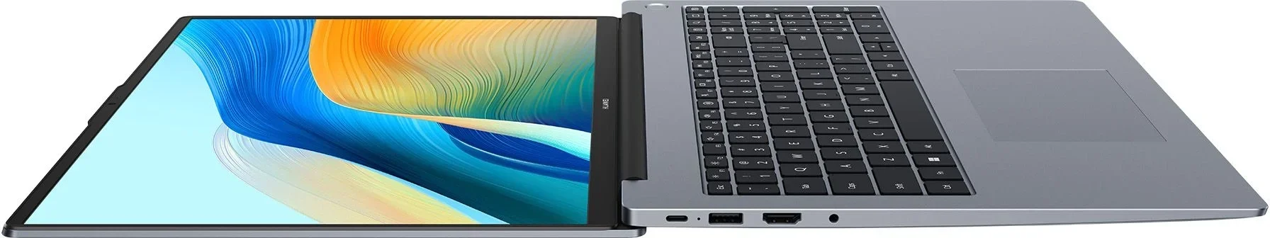Ноутбук Huawei MateBook D 16 MCLG-X Core i9 13900H 16Gb SSD1Tb Intel Iris Xe graphics 16" IPS (1920x1200) без ОС grey space WiFi BT Cam (53014HYG)