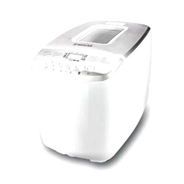 Хлебопечь BRAYER BR2701 (850 Вт, 2 венчика16 программ, выбор цвета кор,выбор размера.темпер, таймер)