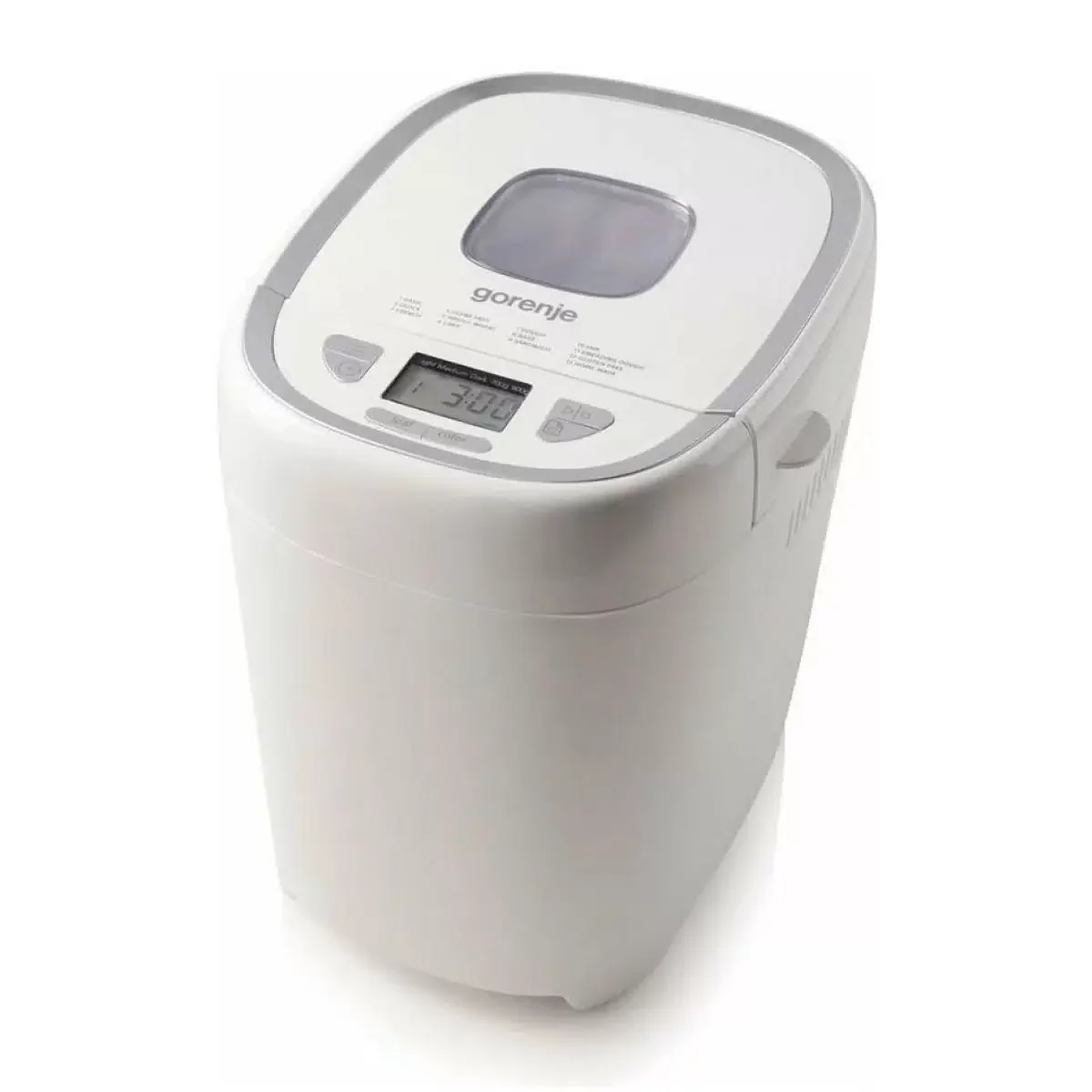 Хлебопечь Gorenje BM900WS 600 Вт, 12 программ, LCD дисплей, 270х290х355 мм.