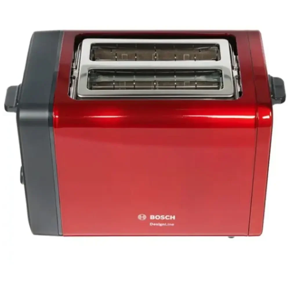 Тостер BoschTAT4P424  красный, 970 Вт,автодогр, размор.