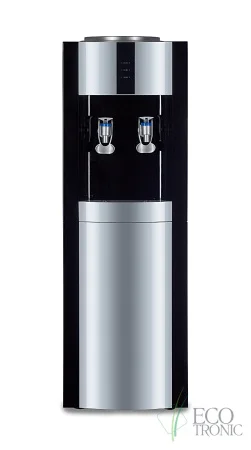 Кулер для воды Ecotronic "Экочип" V21-LWD black-silver, 12257