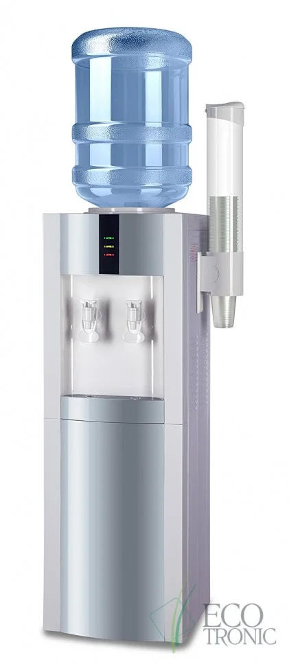 Кулер для воды Ecotronic "Экочип" V21-LWD white-silver, 7240