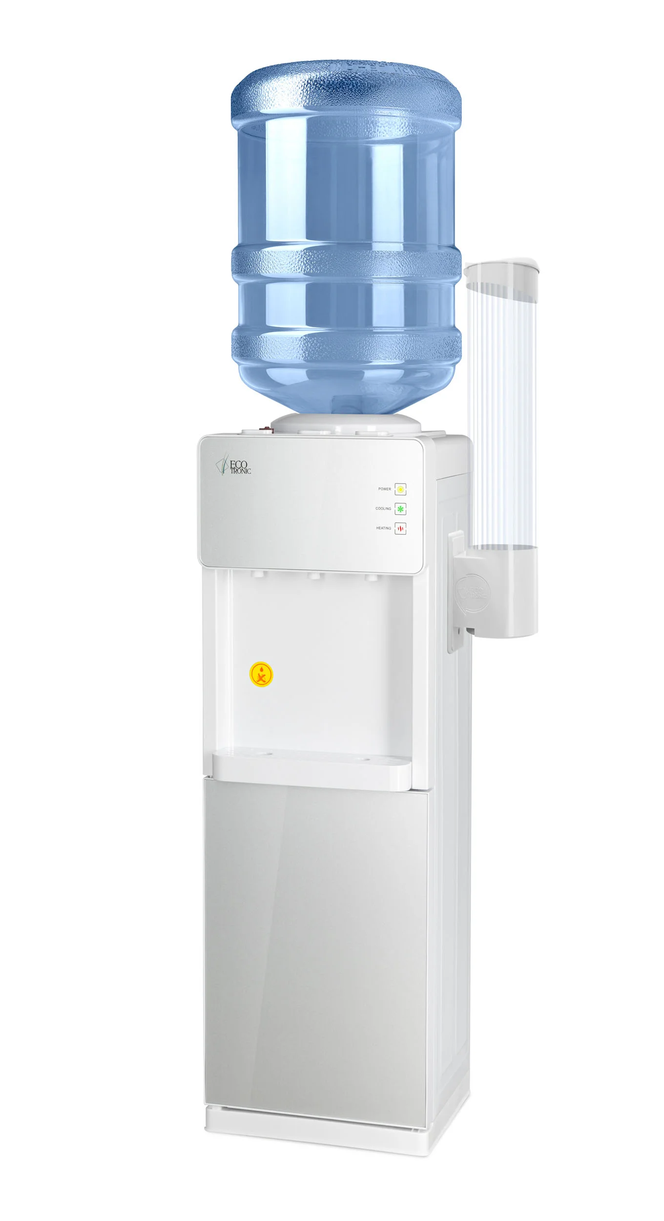 Кулер для воды Ecotronic K23-LCE XS white-silver (ETK12619)