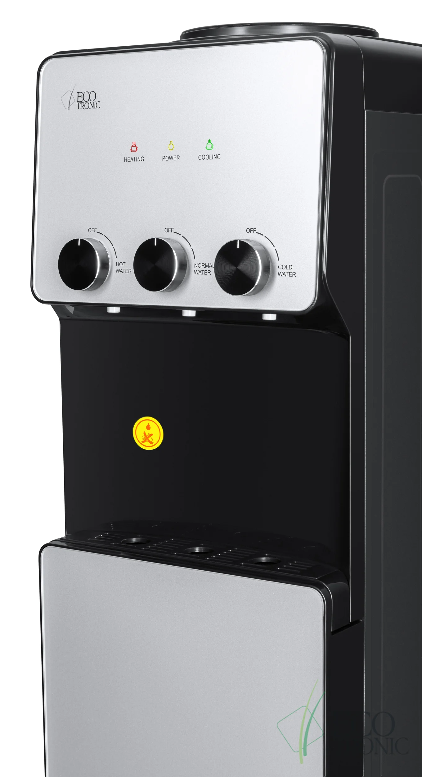 Кулер для воды Ecotronic K26-LCE black-silver (ETK13170)