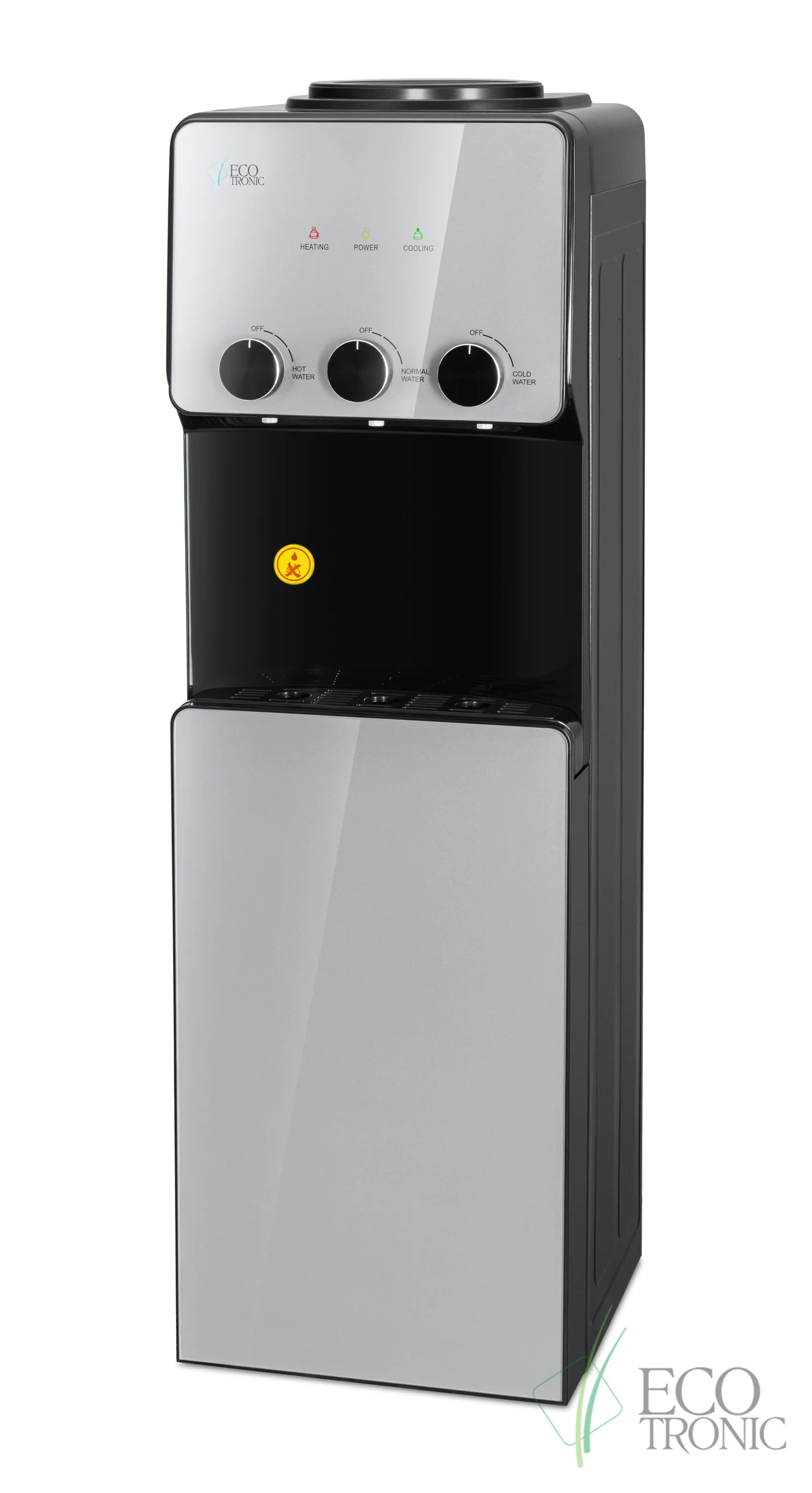 Кулер для воды Ecotronic K26-LCE black-silver (ETK13170)