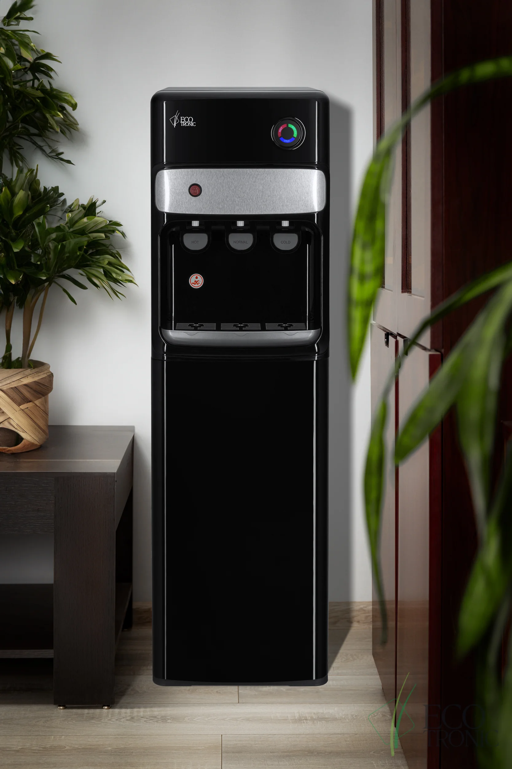 Кулер для воды Ecotronic K30-LXE black-SS (ETK13001)