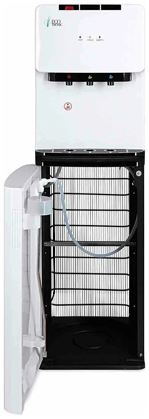 Кулер для воды Ecotronic K41-LXE black, с нижней загрузкой, напольный (ETK12645)