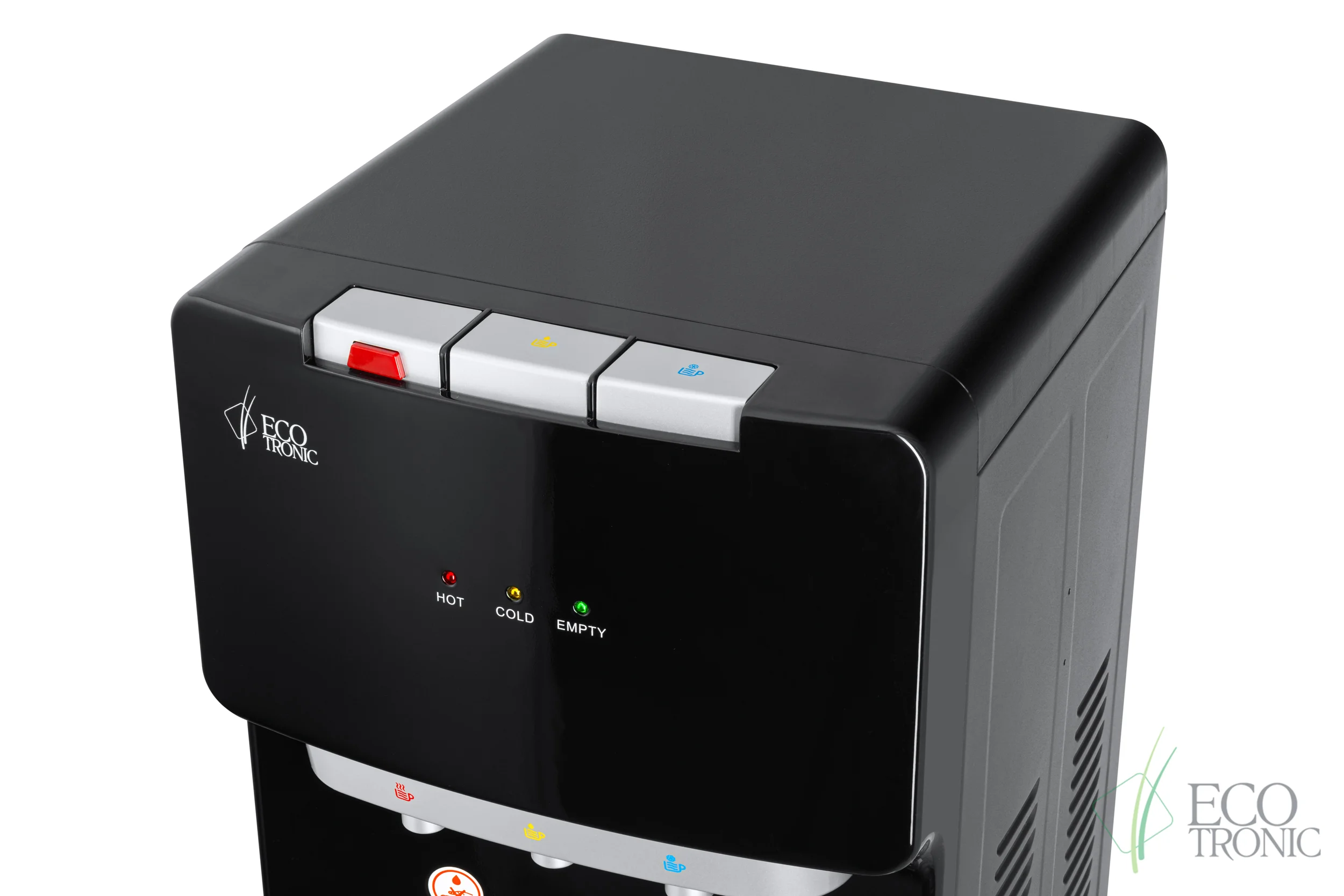 Кулер для воды Ecotronic K41-LXE black, с нижней загрузкой, напольный (ETK12645)