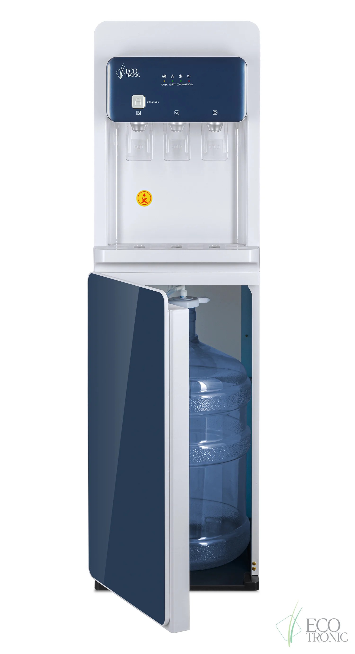 Кулер для воды Ecotronic K43-LXE white-blue (ETK12559)