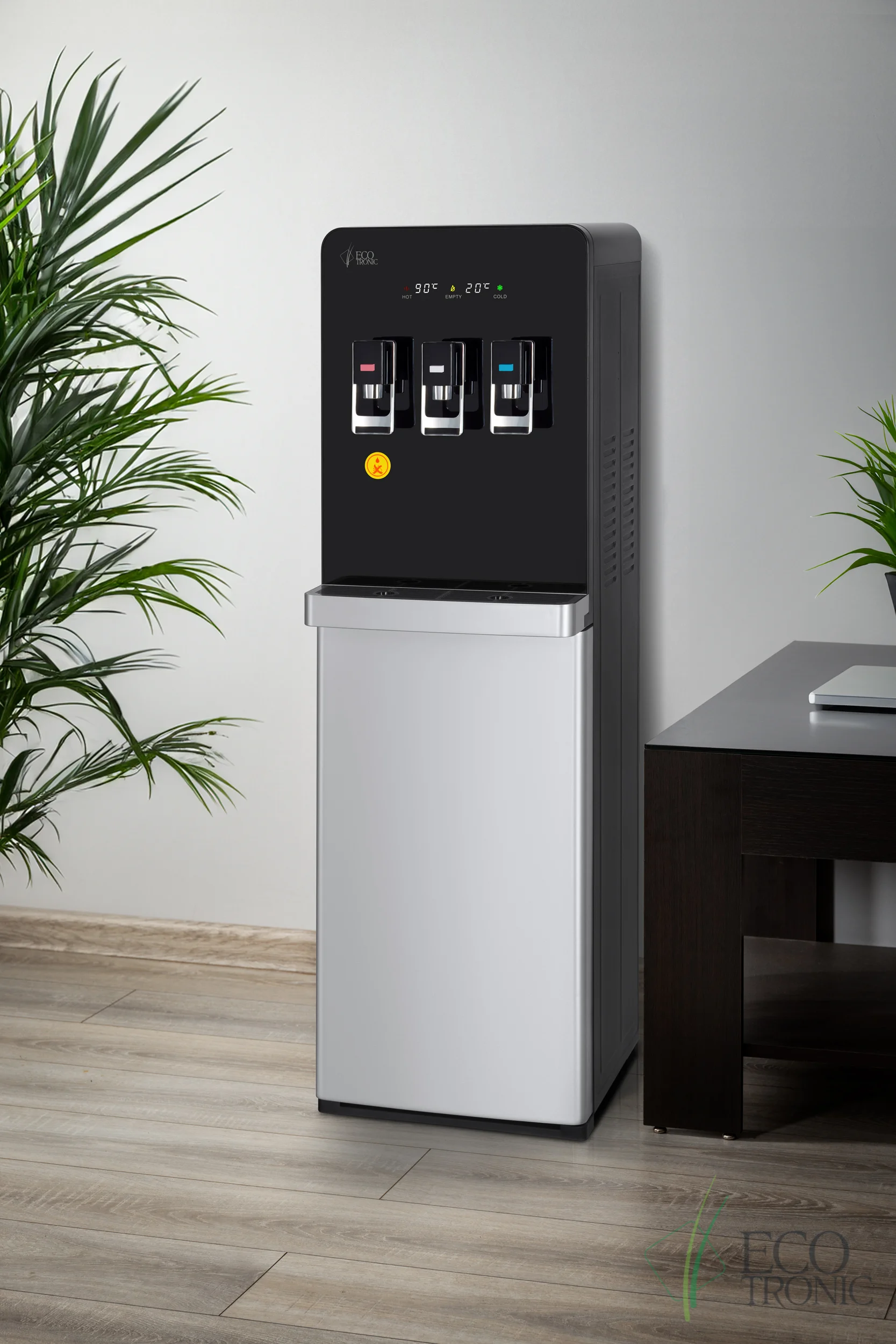 Кулер для воды Ecotronic K44-LXEM black-white (ETK13536)