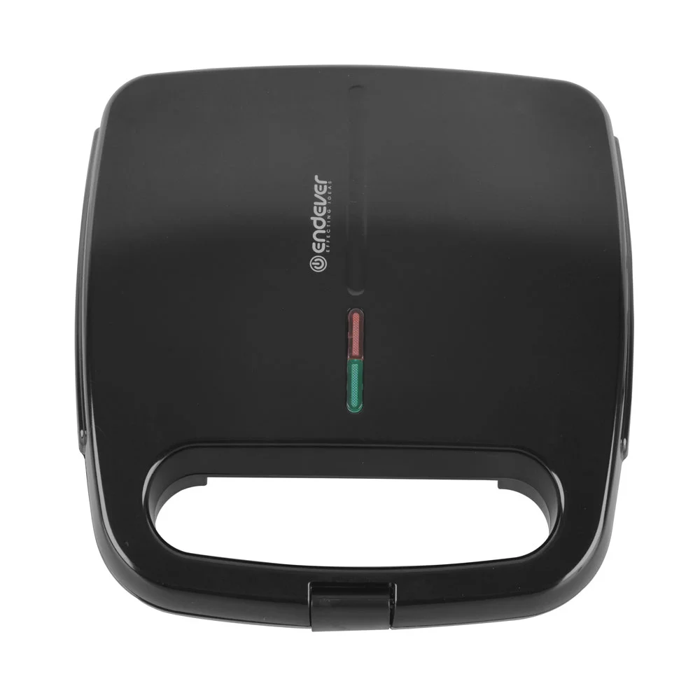 Вафельница Endever Skyline WM-22 черный, 850 Вт, на 2 вафли, автом. терморегулятор, размеры 22,6x22,4 см