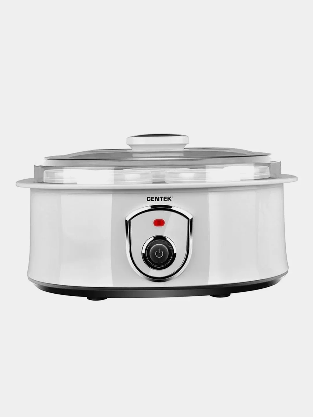 Йогуртница Centek CT-1442 15 Вт, 200 мл, емкостей - 7 шт, материал баночек - стекло, белый
