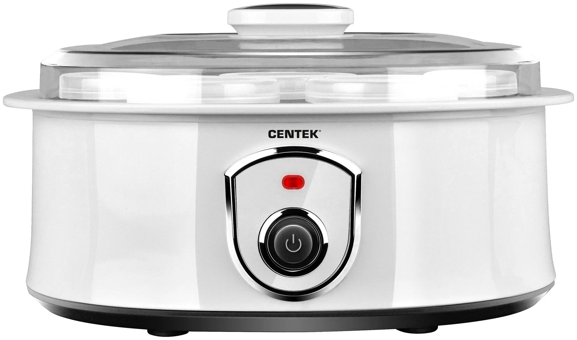 Йогуртница Centek CT-1442 15 Вт, 200 мл, емкостей - 7 шт, материал баночек - стекло, белый