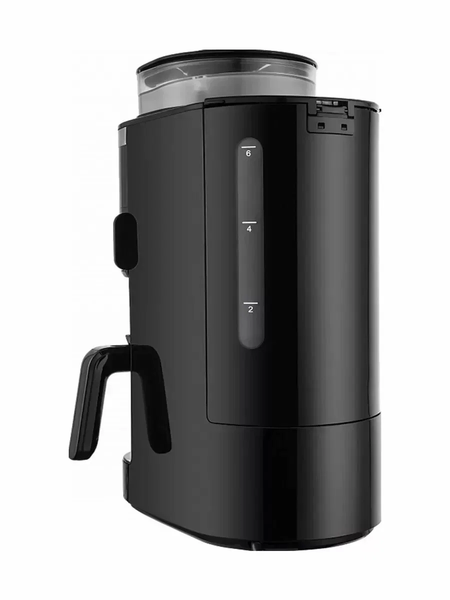 Кофеварка капельная Maunfeld MF-731BK черный, исп. кофе - зерновой/молотый, 0.83 л, 820 Вт.