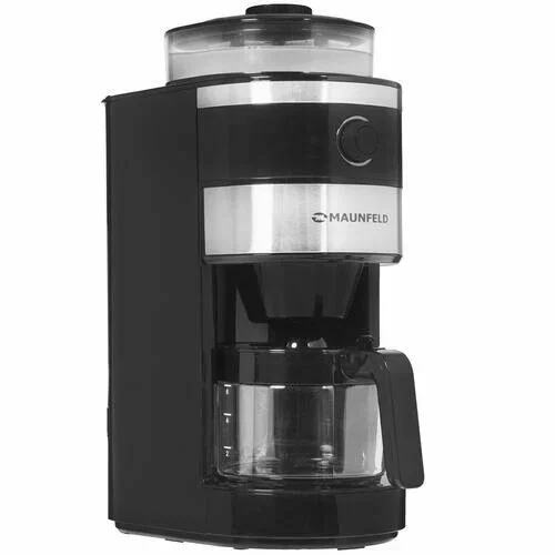 Кофеварка капельная Maunfeld MF-731BK черный, исп. кофе - зерновой/молотый, 0.83 л, 820 Вт.