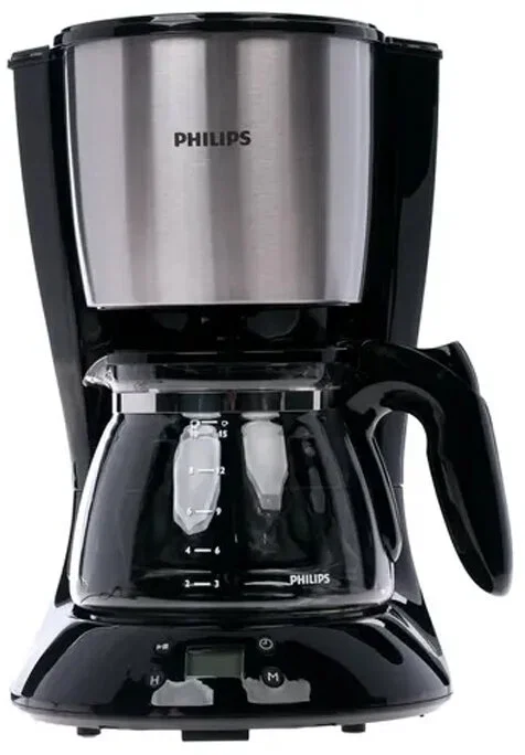 Кофеварка капельная Philips HD7459/20 черный, исп. кофе - молотый, 1.2 л, 1000 Вт.