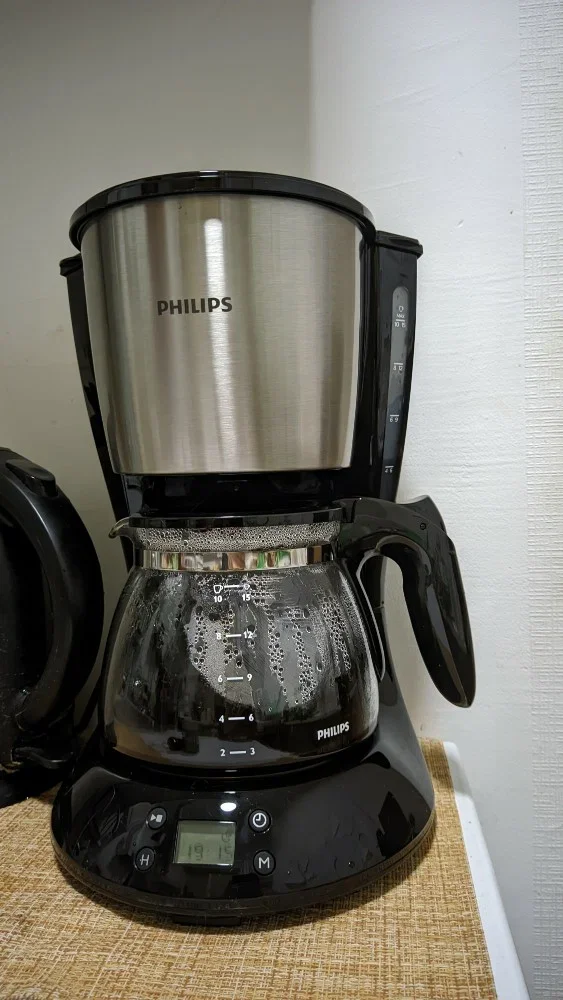 Кофеварка капельная Philips HD7459/20 черный, исп. кофе - молотый, 1.2 л, 1000 Вт.