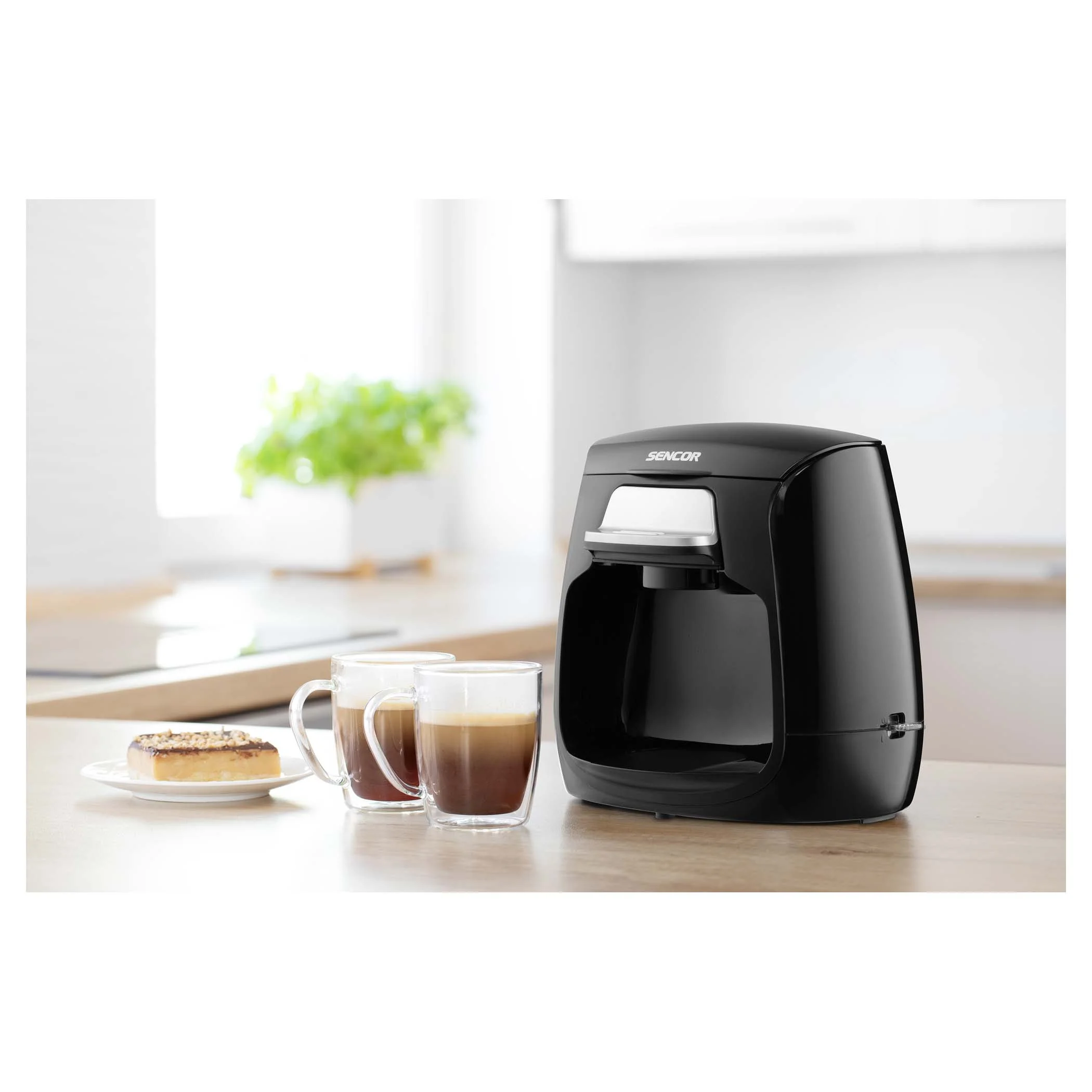 Кофеварка капельная Sencor SCE 2101RD красный, исп. кофе - молотый, 0.3 л. 500 Вт.