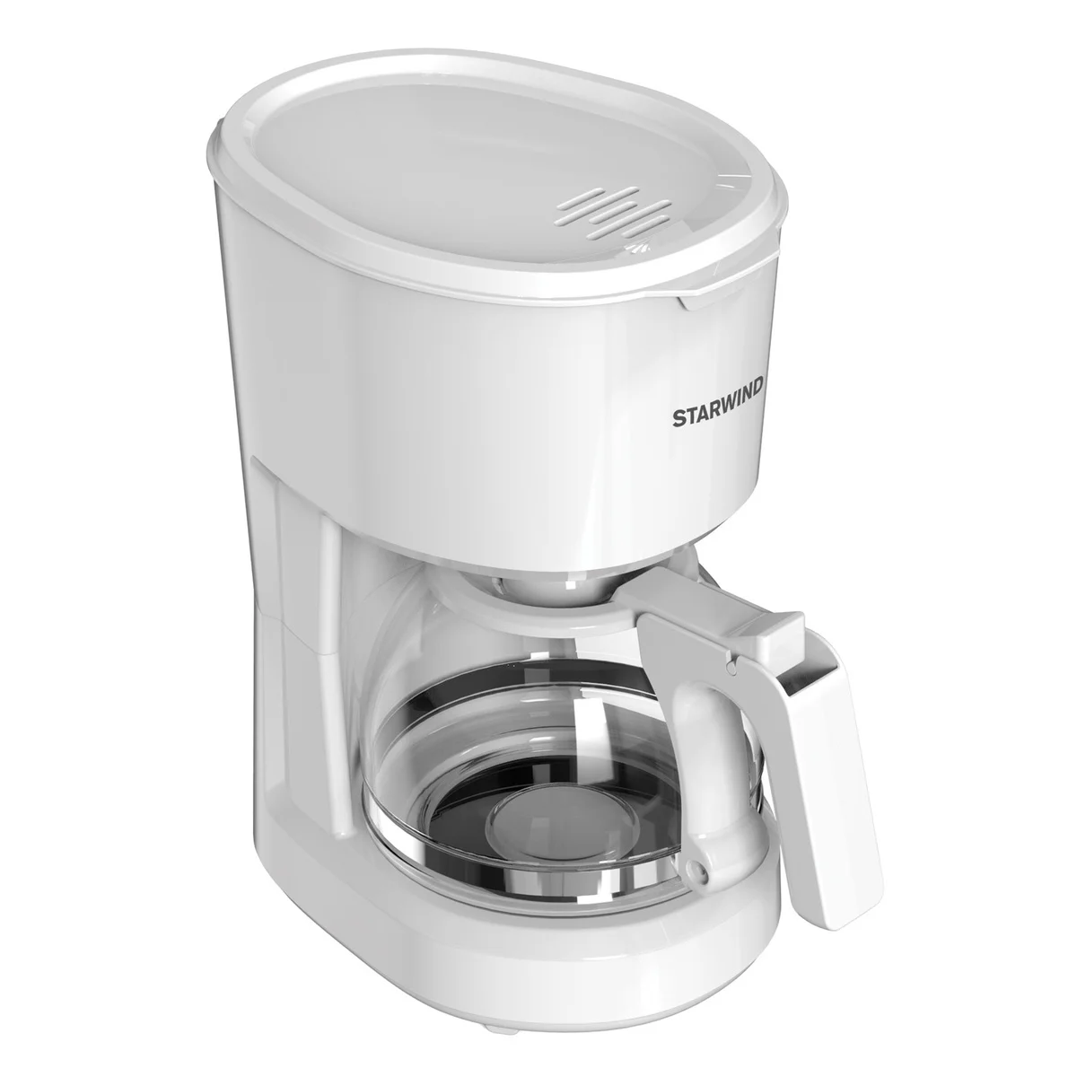 Кофеварка капельная Starwind STD0611 белый, исп. кофе - молотый, 0.6 л, 600 Вт.
