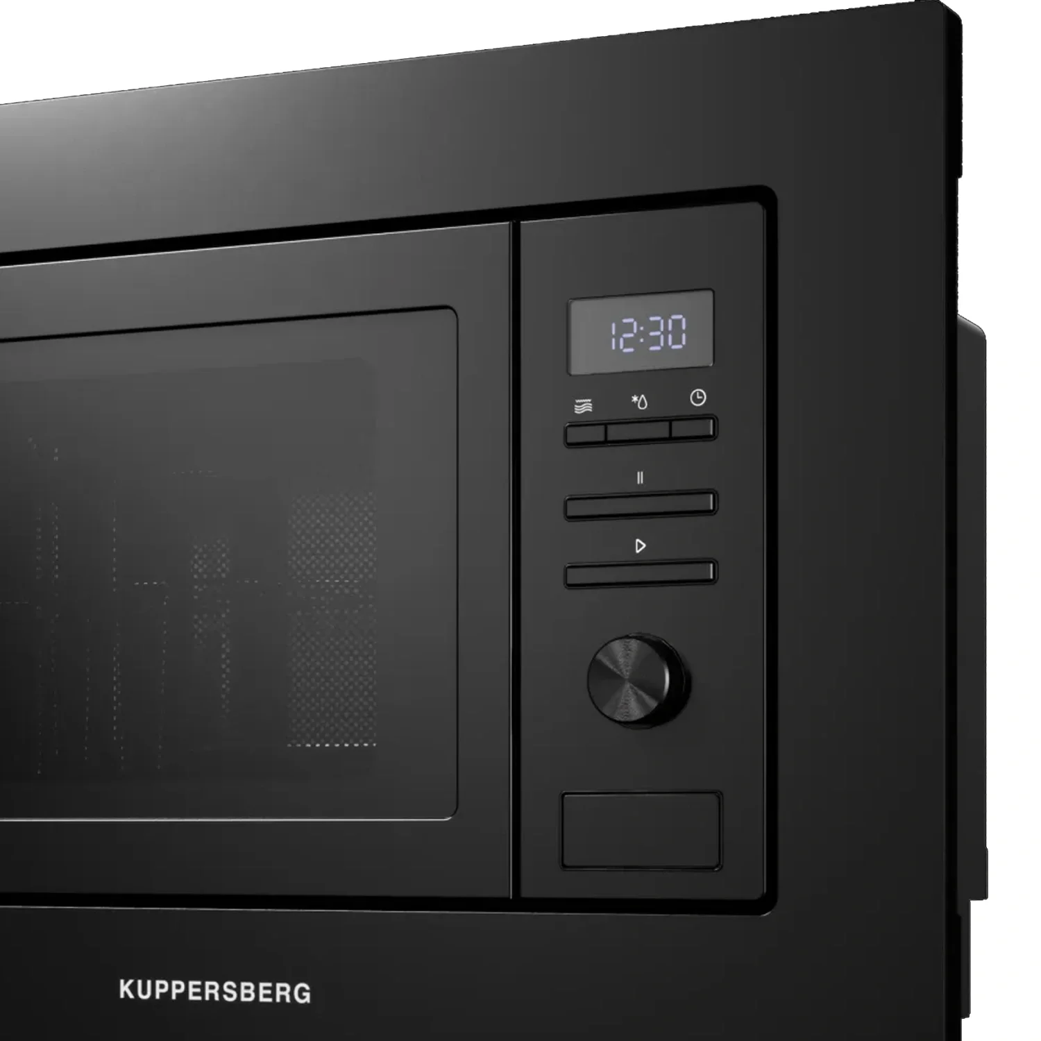 Встраиваемая микроволновая печь Kuppersberg HMW 621 B, объем 20 л, мощность 800 Вт, 5 уровней мощности, гриль, 8 автоматических программ, размораживан