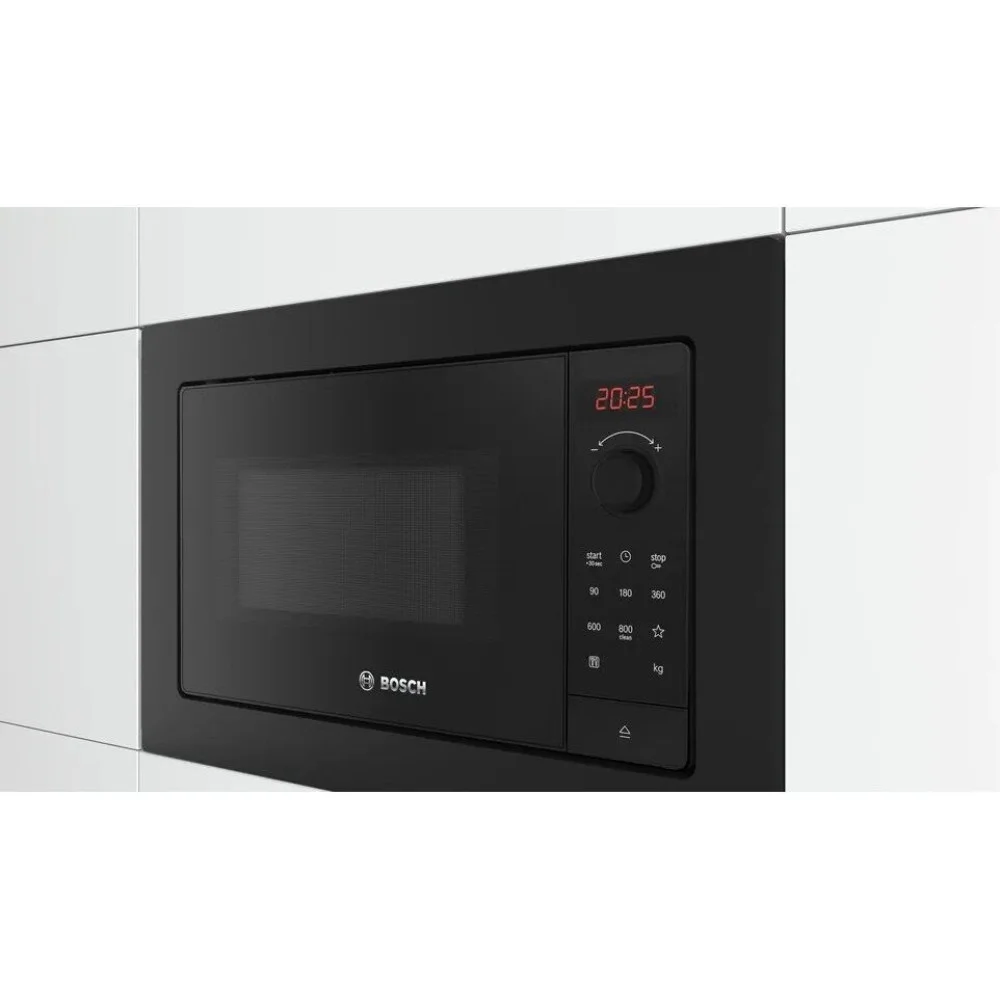 Микроволновая печь Bosch BFL623MB4 черный (встраиваемая)