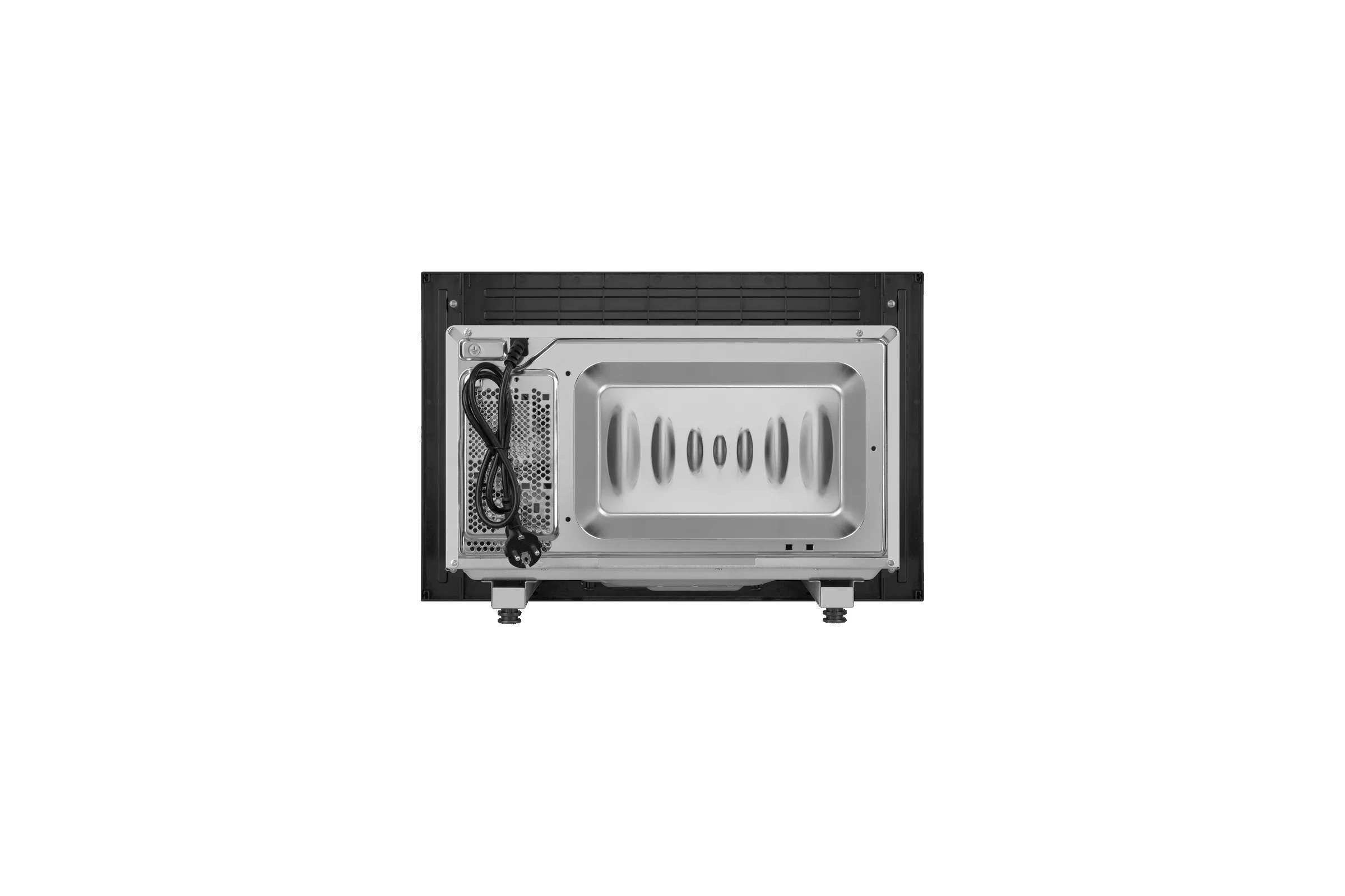 Микроволновая печь встраиваемая Maunfeld JBMO725BK01 черный, 20 л, 700 Вт, переключатели - поворотный механизм
