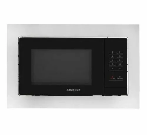 Микроволновая печь встраиваемая Samsung MS20A7013AT/BW нержавеющая сталь/черный, 20 л, 850 Вт, переключатели - кнопки