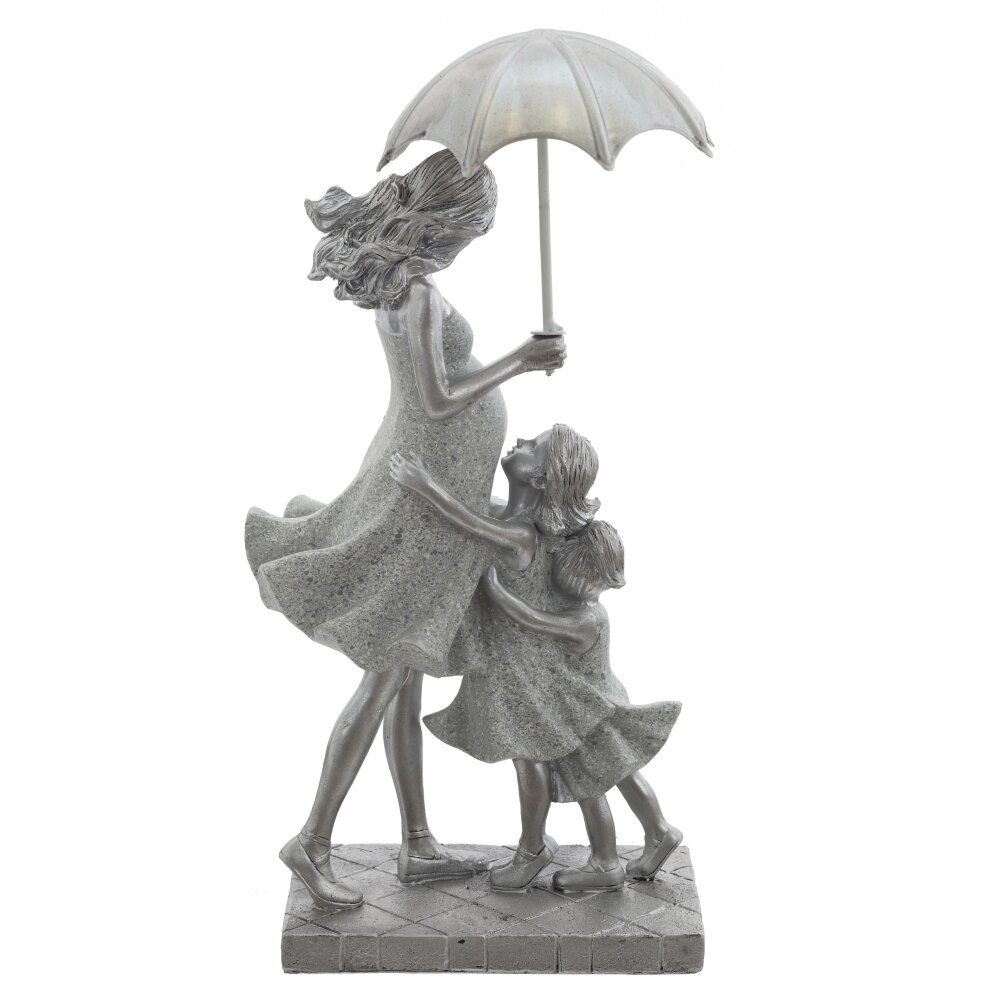 Фигурка декоративная "Девушка с детьми", L13,5 W10,5 H26,5 см
