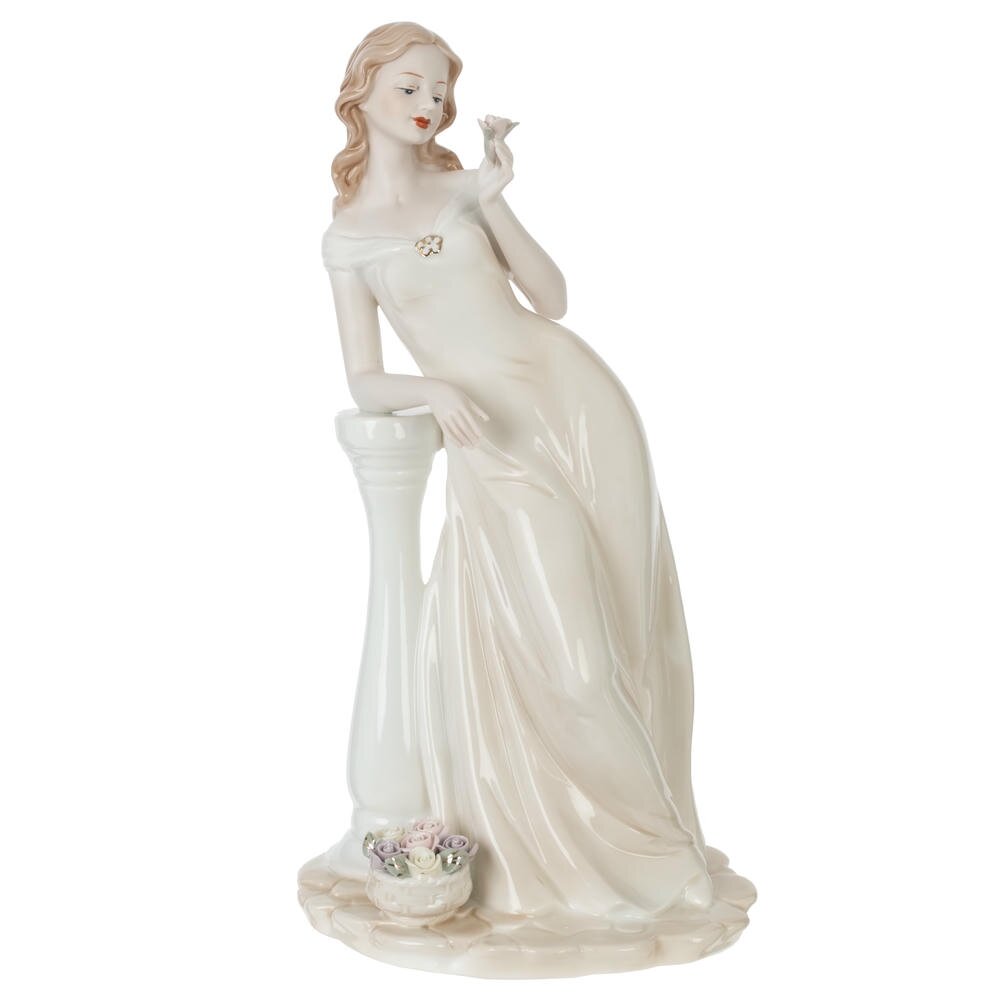 Фигурка декоративная "Девушка", L14,5 W11 H27,5 см