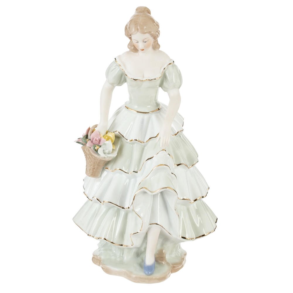 Фигурка декоративная "Девушка", L16,5 W15,5 H31 см
