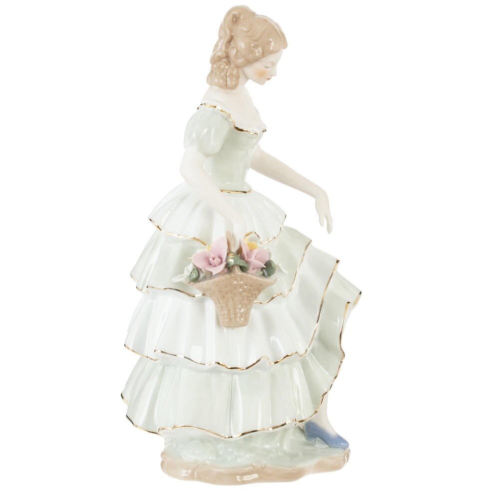 Фигурка декоративная "Девушка", L16,5 W15,5 H31 см