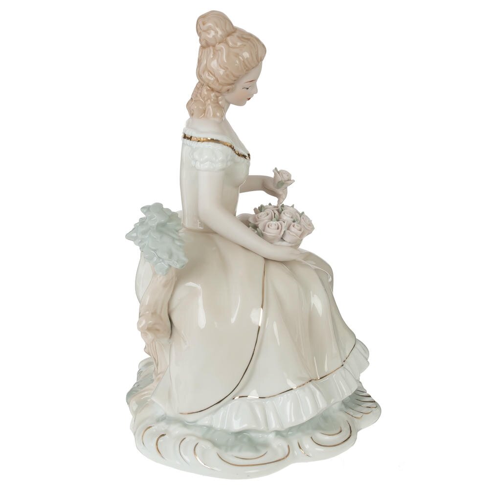 Фигурка декоративная "Девушка", L17,5 W13,5 H22,5 см