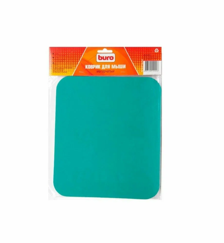 Коврик Buro BU-CLOTH/green Коврик для мыши матерчатый, зеленый, 220 х 250 х 4 мм,