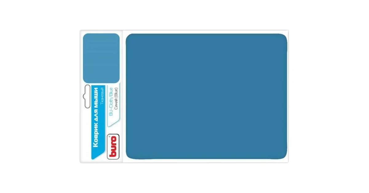 Коврик Buro BU-CLOTH/green Коврик для мыши матерчатый, зеленый, 220 х 250 х 4 мм,