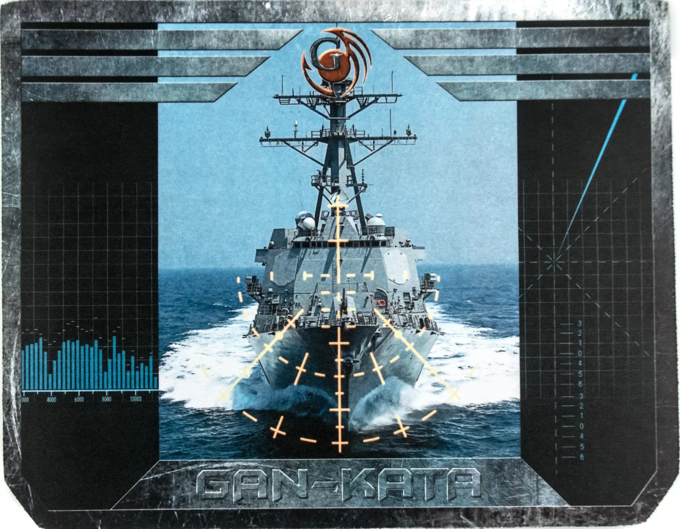 Коврик Dialog Gan-Kata PGK-07 warship - игровая поверхность для мыши c цветным рисунком