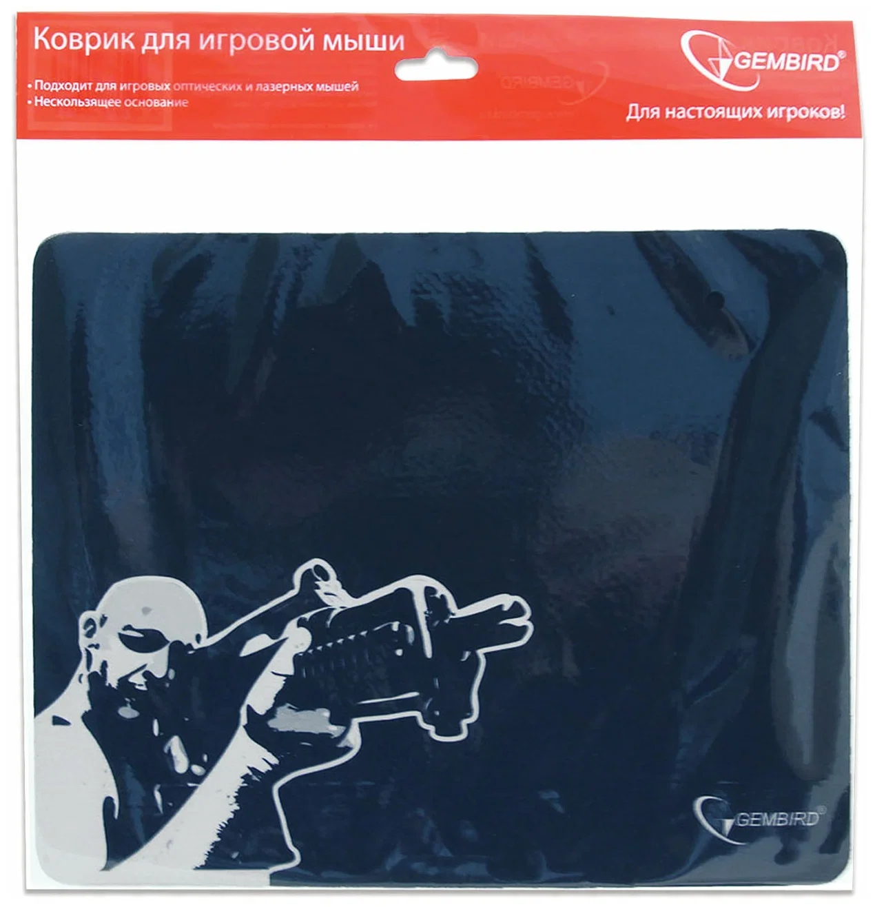 Коврик Gembird MP-GAME12, рисунок "снайпер" 250x200x3мм