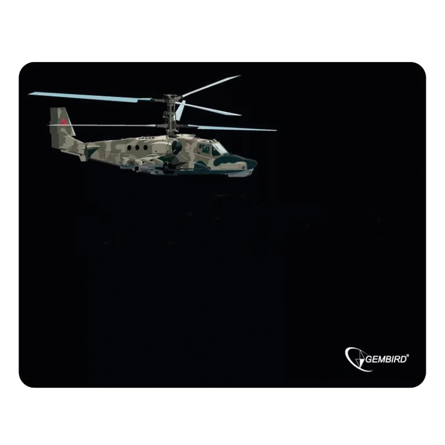 Коврик Gembird MP-GAME4 рисунок "вертолет-2" 250x200x3мм