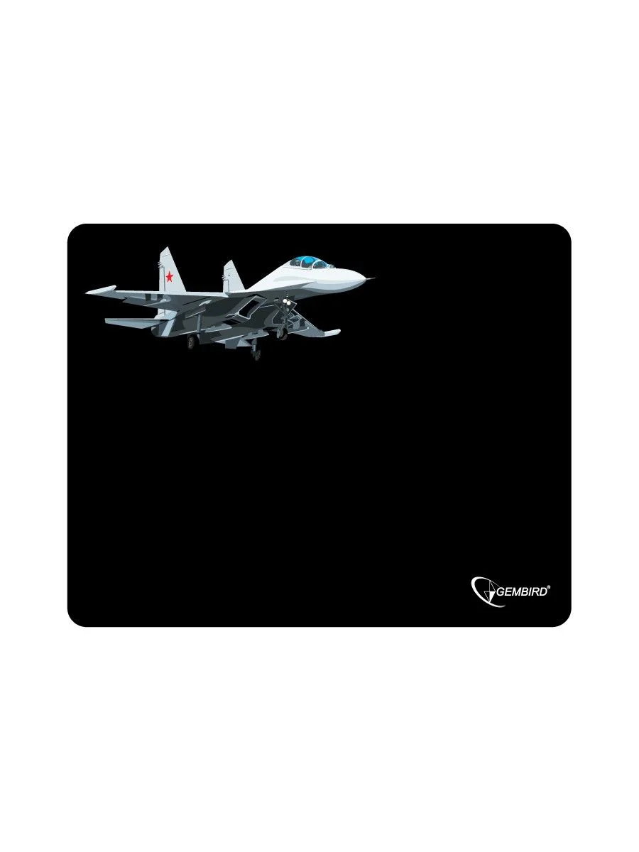 Коврик Gembird MP-GAME5 рисунок "самолет-2" 250x200x3мм